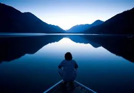 Quiet moment of personal reflection and inner contemplation